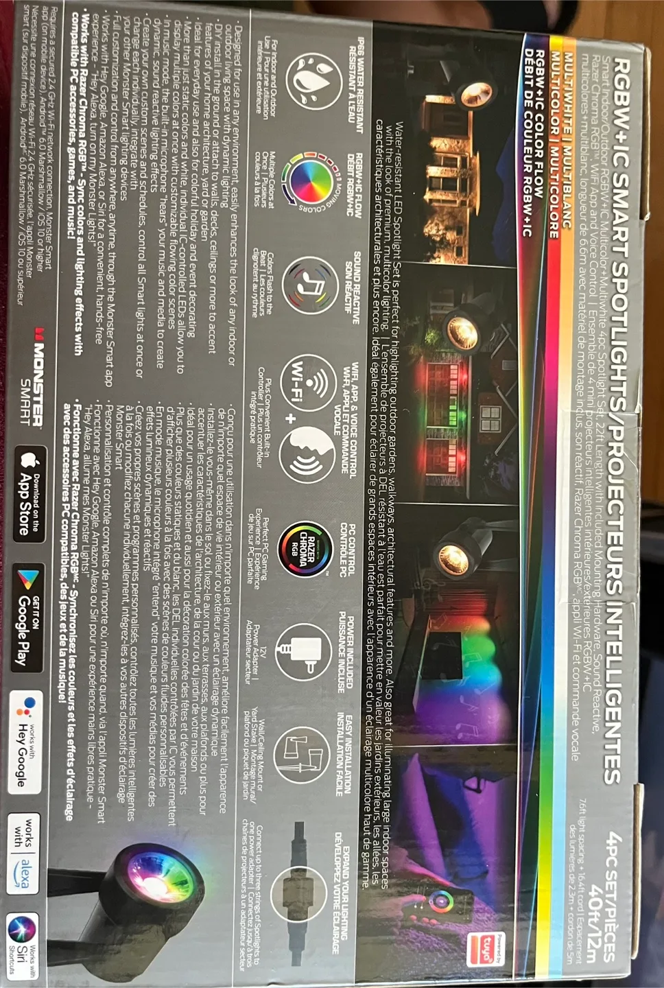 Monster Smart RGB Spotlights image indicator(2)