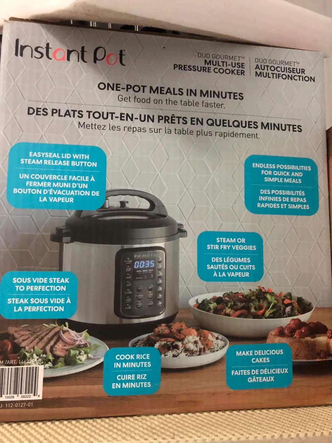 Instant Pot Duo Gourmet Multi-Use Pressure Cooker thumbnail