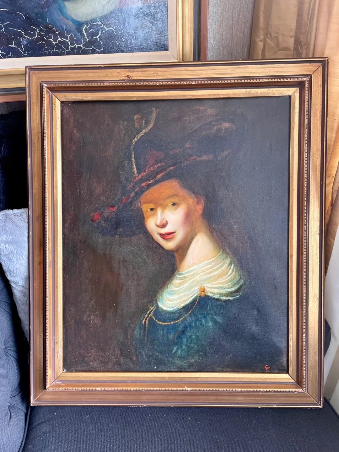Oil Painting of Saskia ,Rembrandt’s wife thumbnail