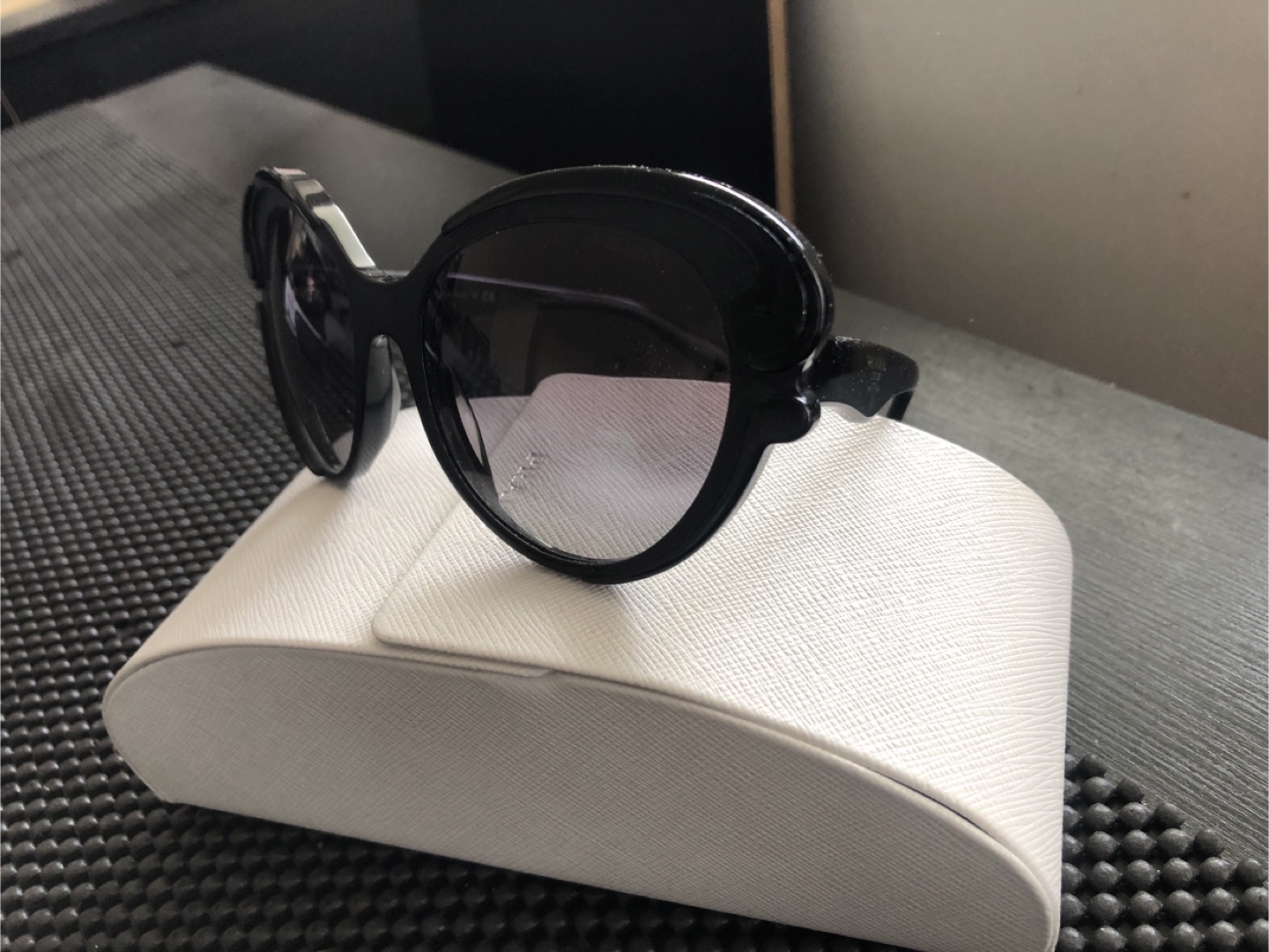 Prada Black Sunglasses with Case