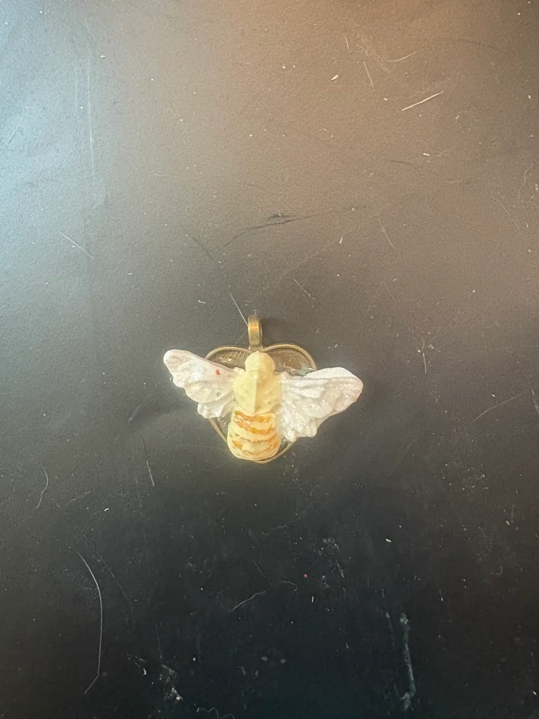 Handmade Bee Pendant Necklace image indicator(3)