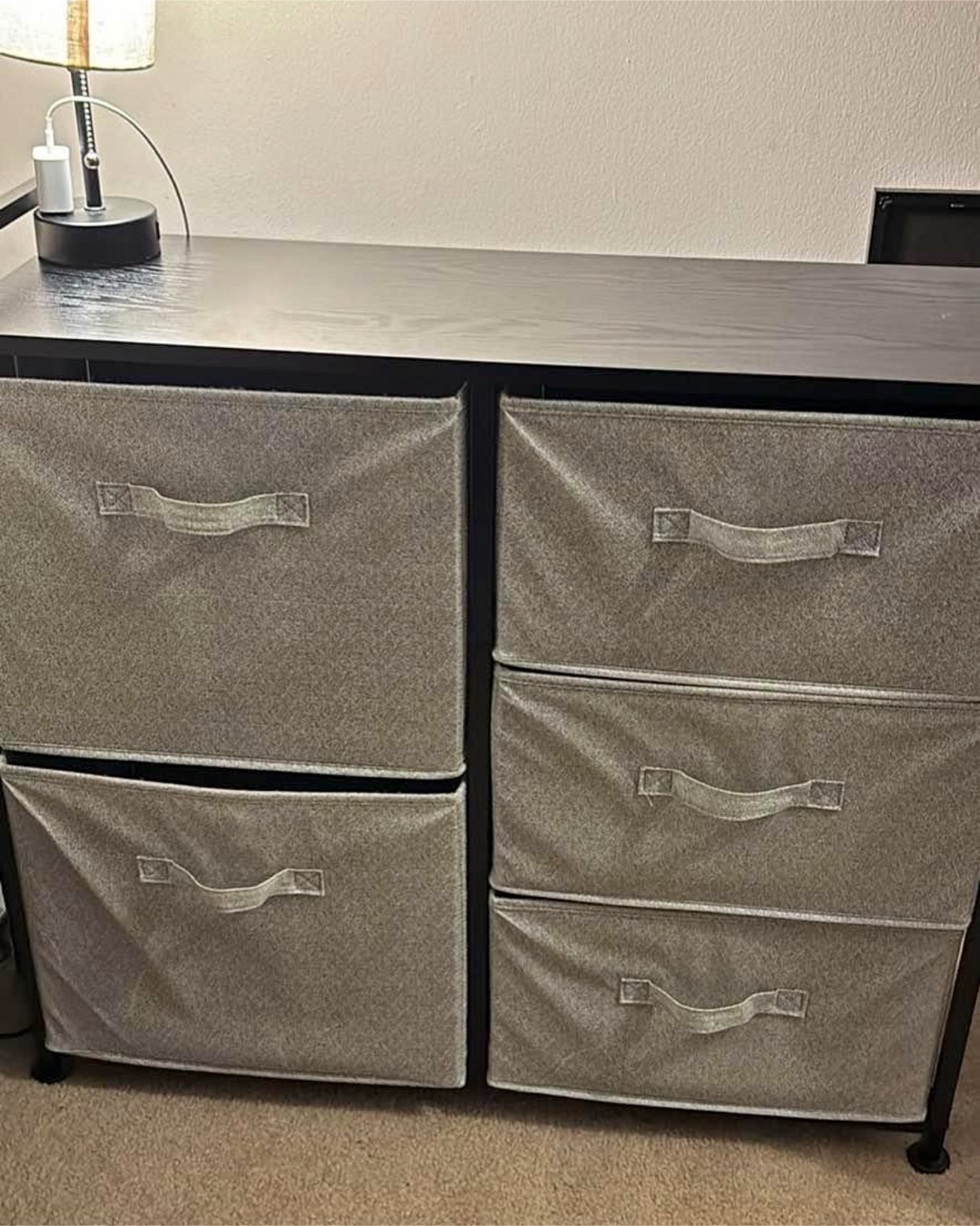 Amazon Basics Fabric 5-Drawer Storage Organizer Unit - photo 2