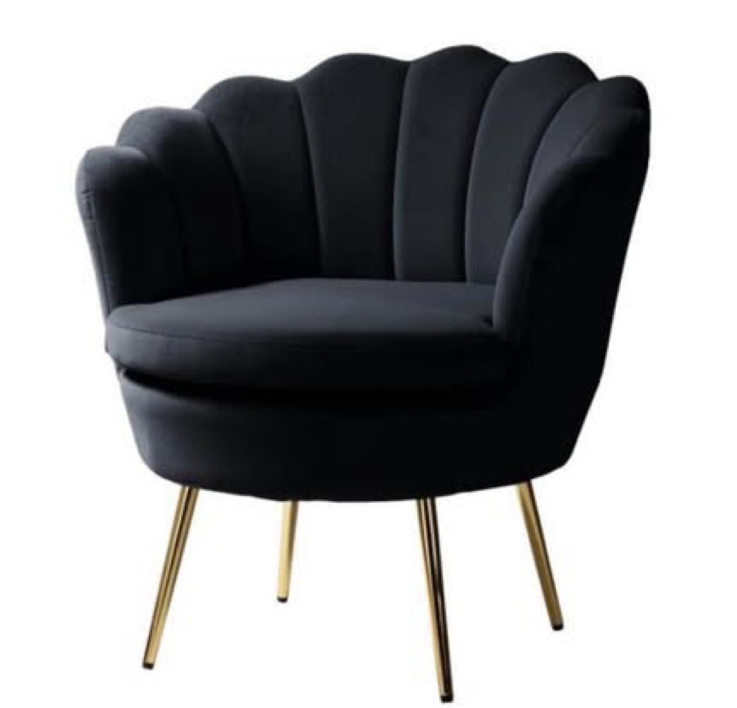 Hendrix Upholstered Barrel Chair - Black