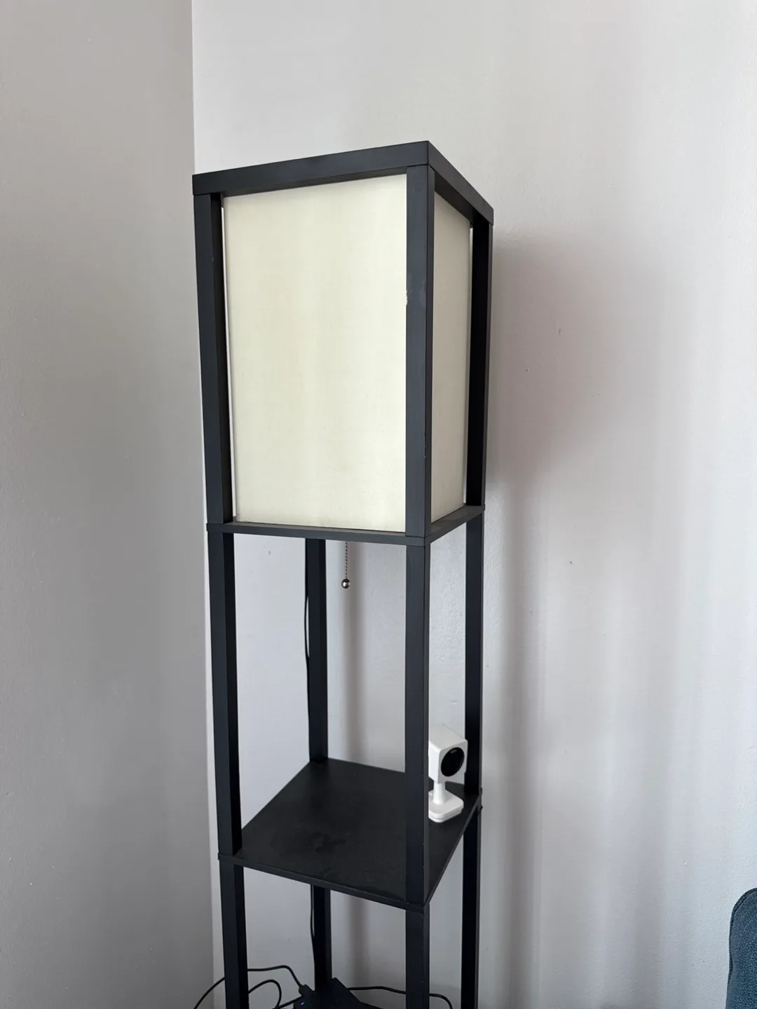 Black Shelving Floor Lamp thumbnail