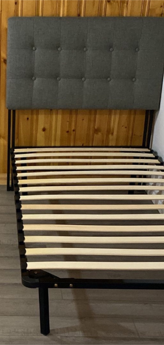 Upholstered Headboard and Bed Frame - photo 3
