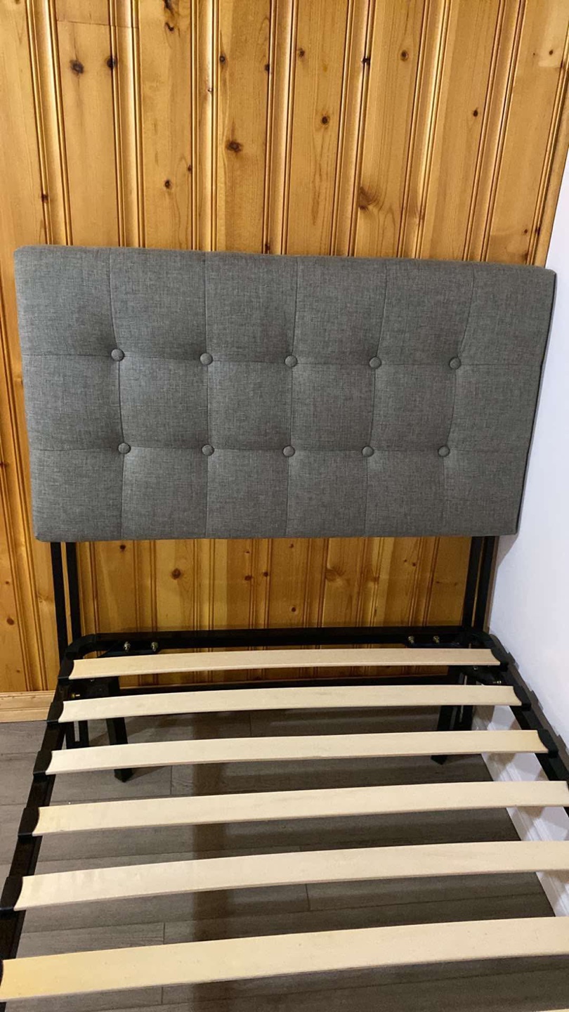 Upholstered Headboard and Bed Frame - photo 2