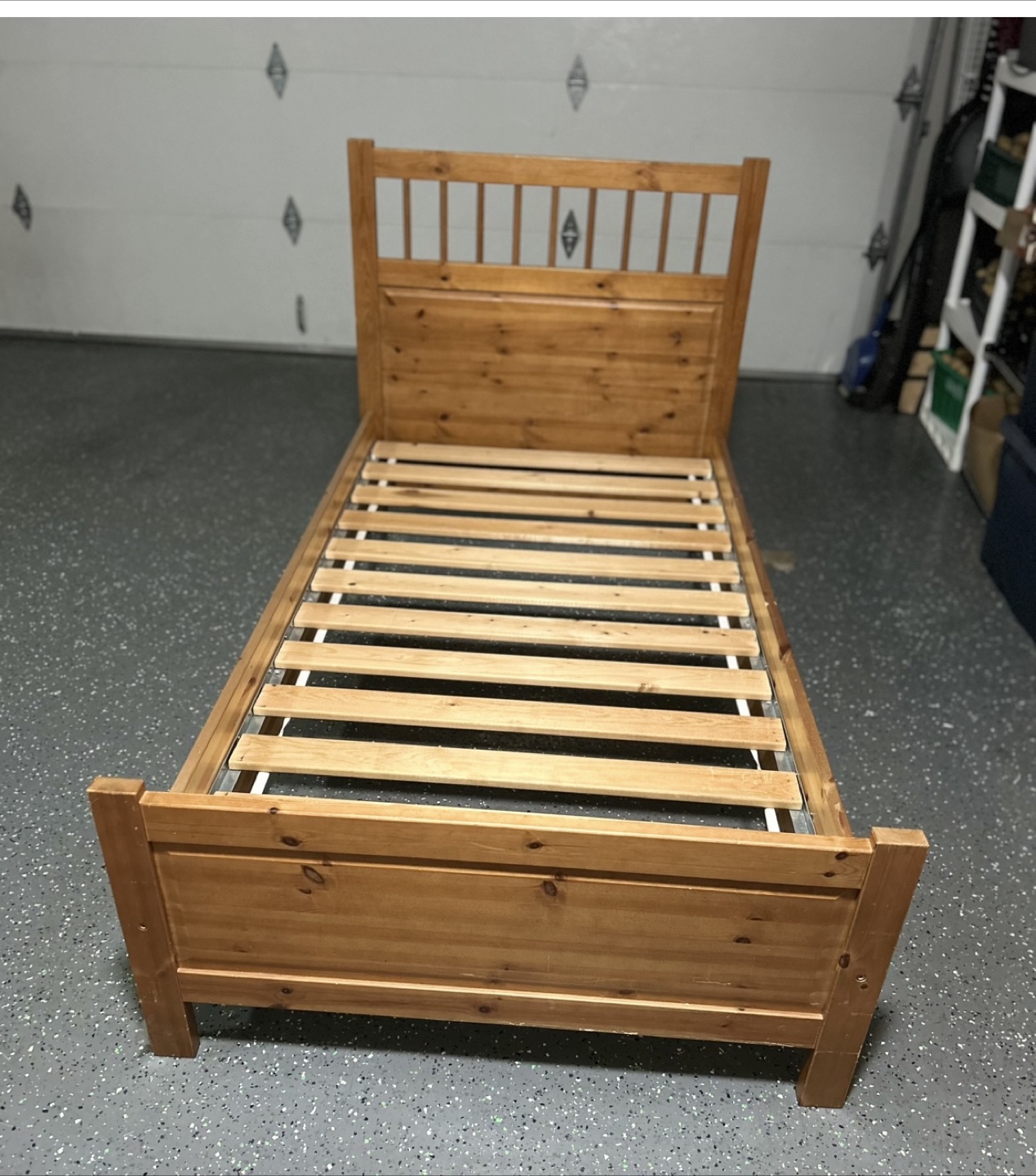 Twin Wooden Bed Frame