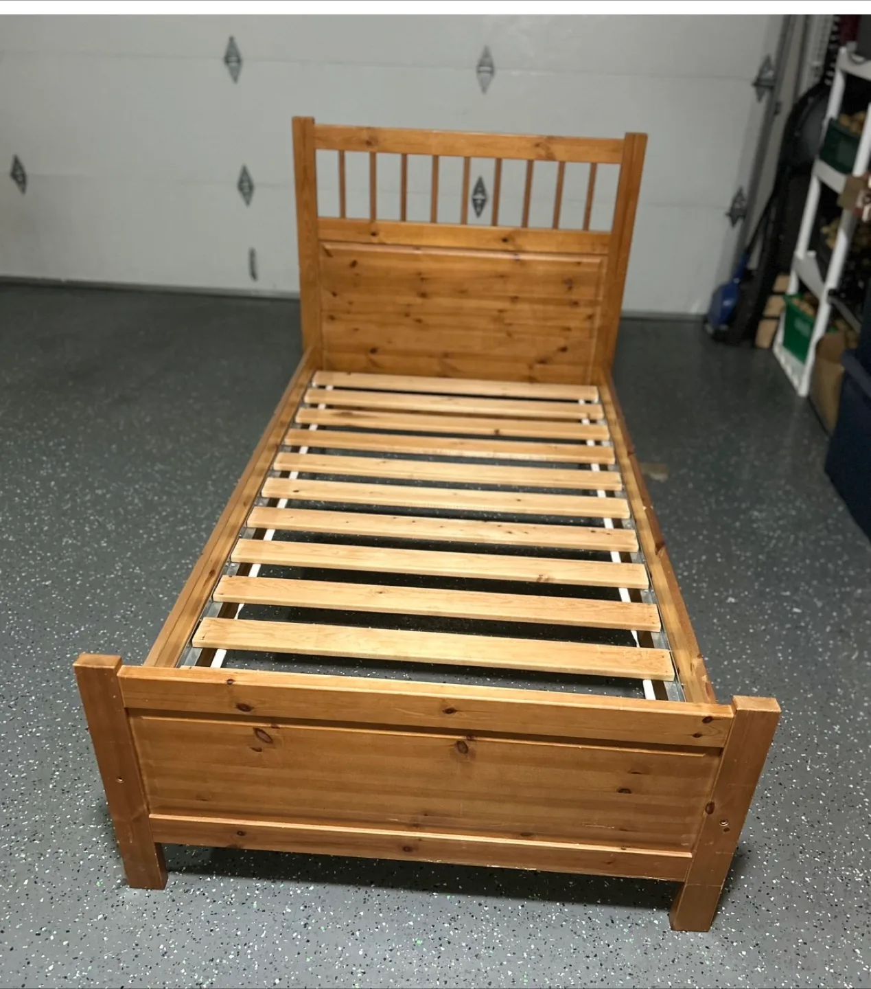 Twin Wooden Bed Frame thumbnail