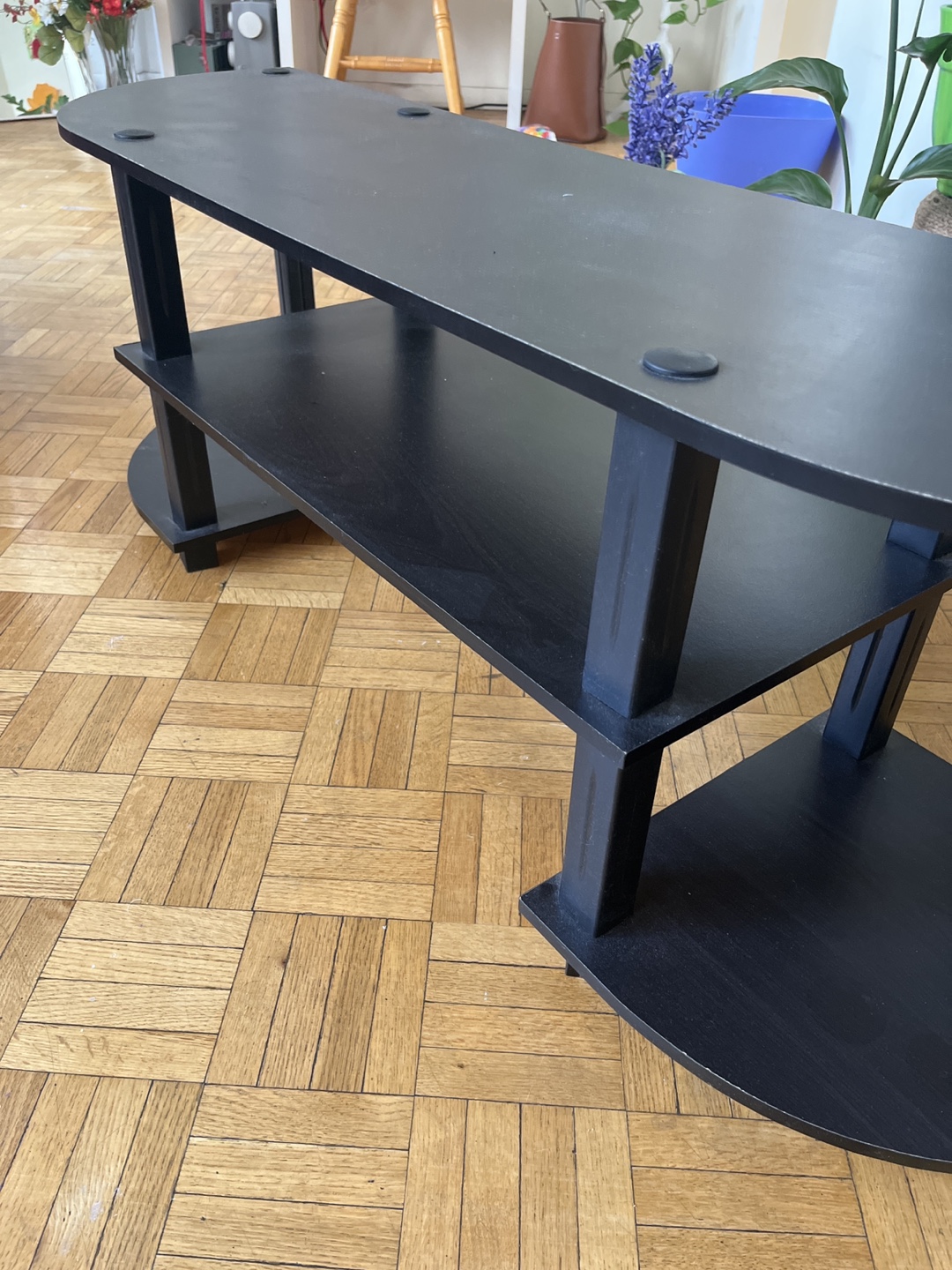 Black TV Table - photo 3