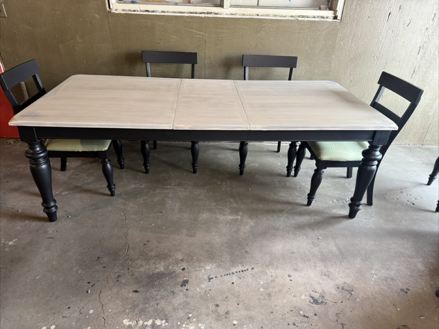 Refinished Dining Set with 6 Chairs - photo 4