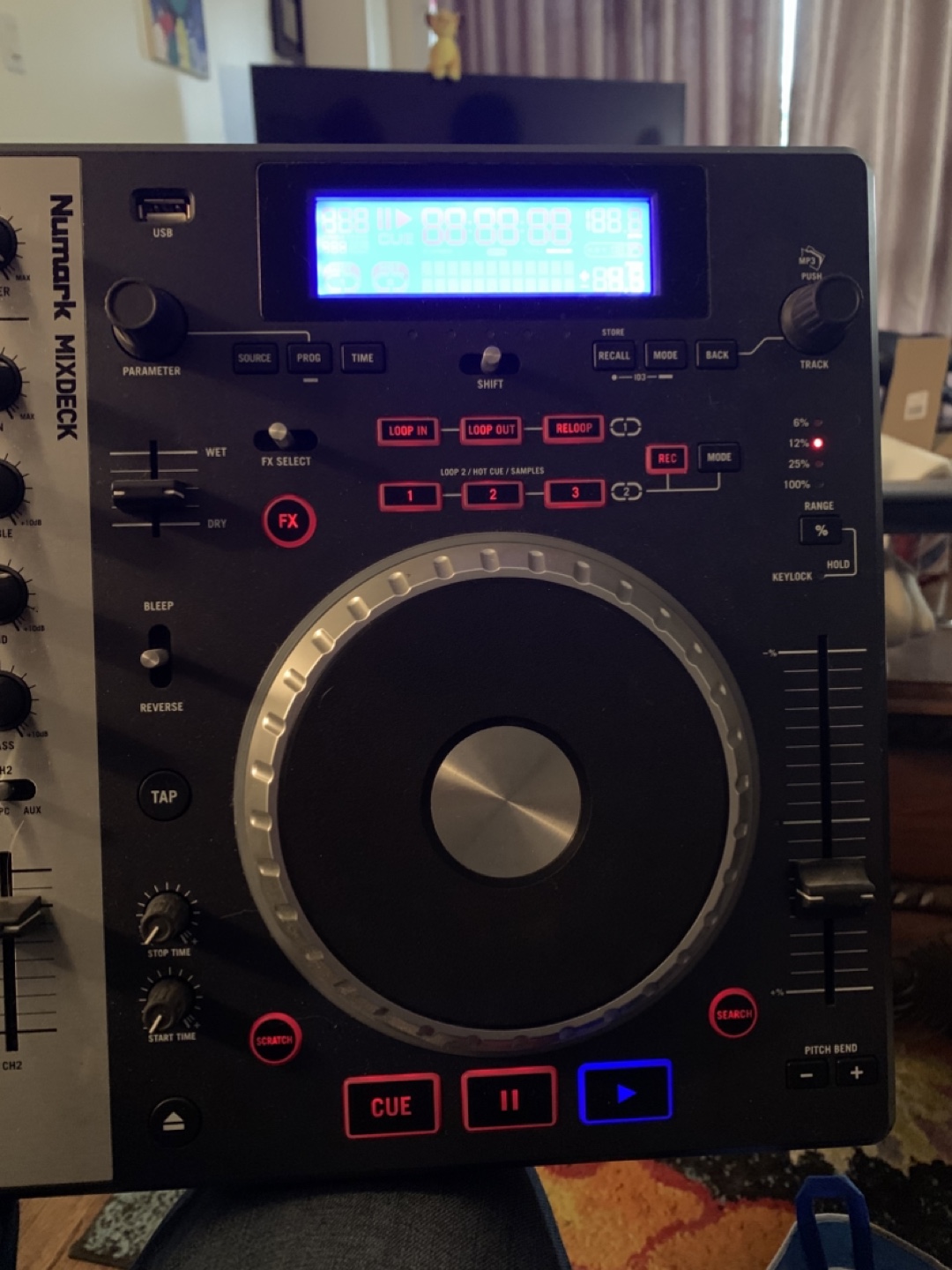 Numark Mixdeck Express DJ Controller CD MP3s/USB /dock for iPod - photo 4