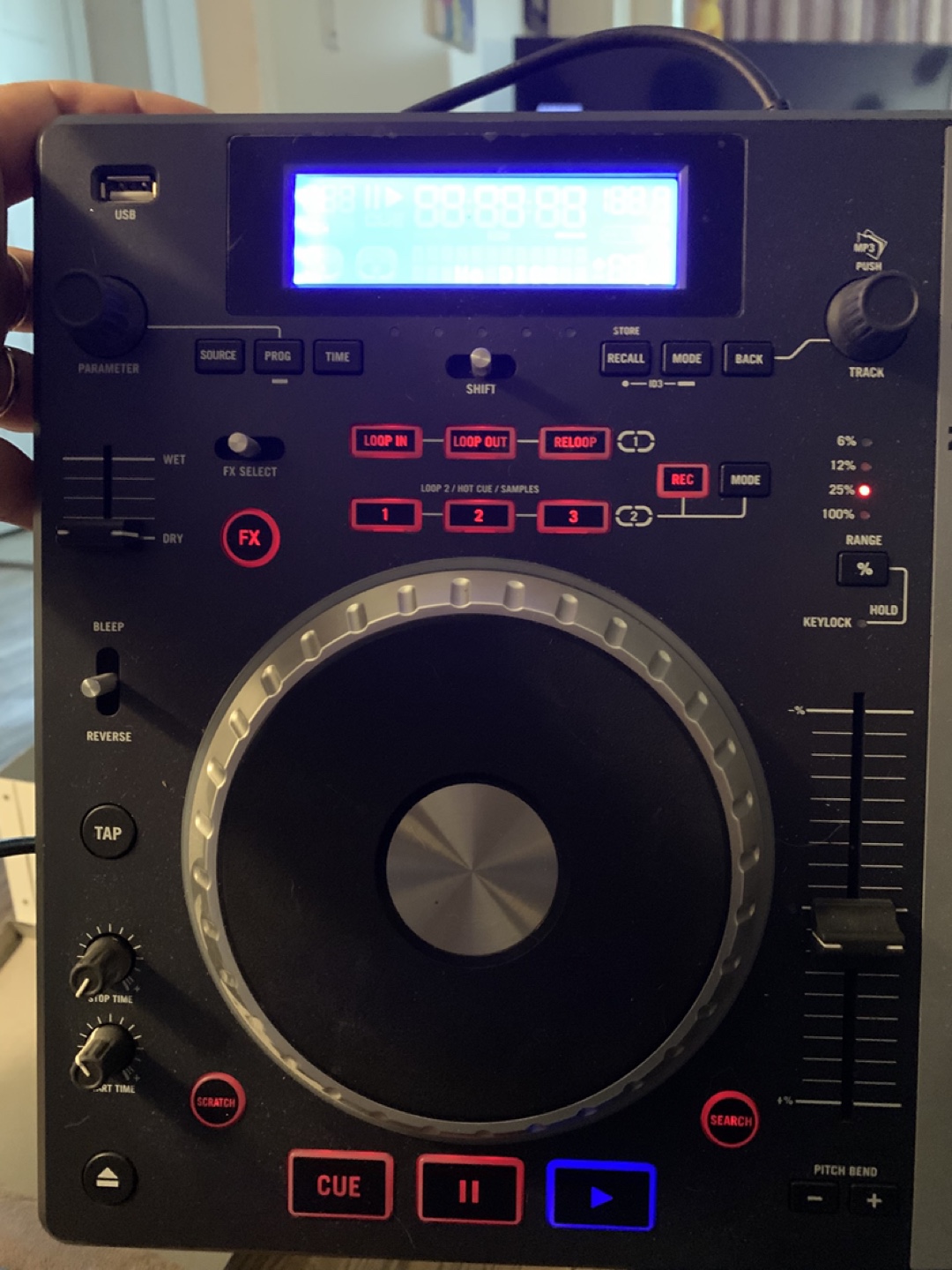 Numark Mixdeck Express DJ Controller CD MP3s/USB /dock for iPod - photo 2