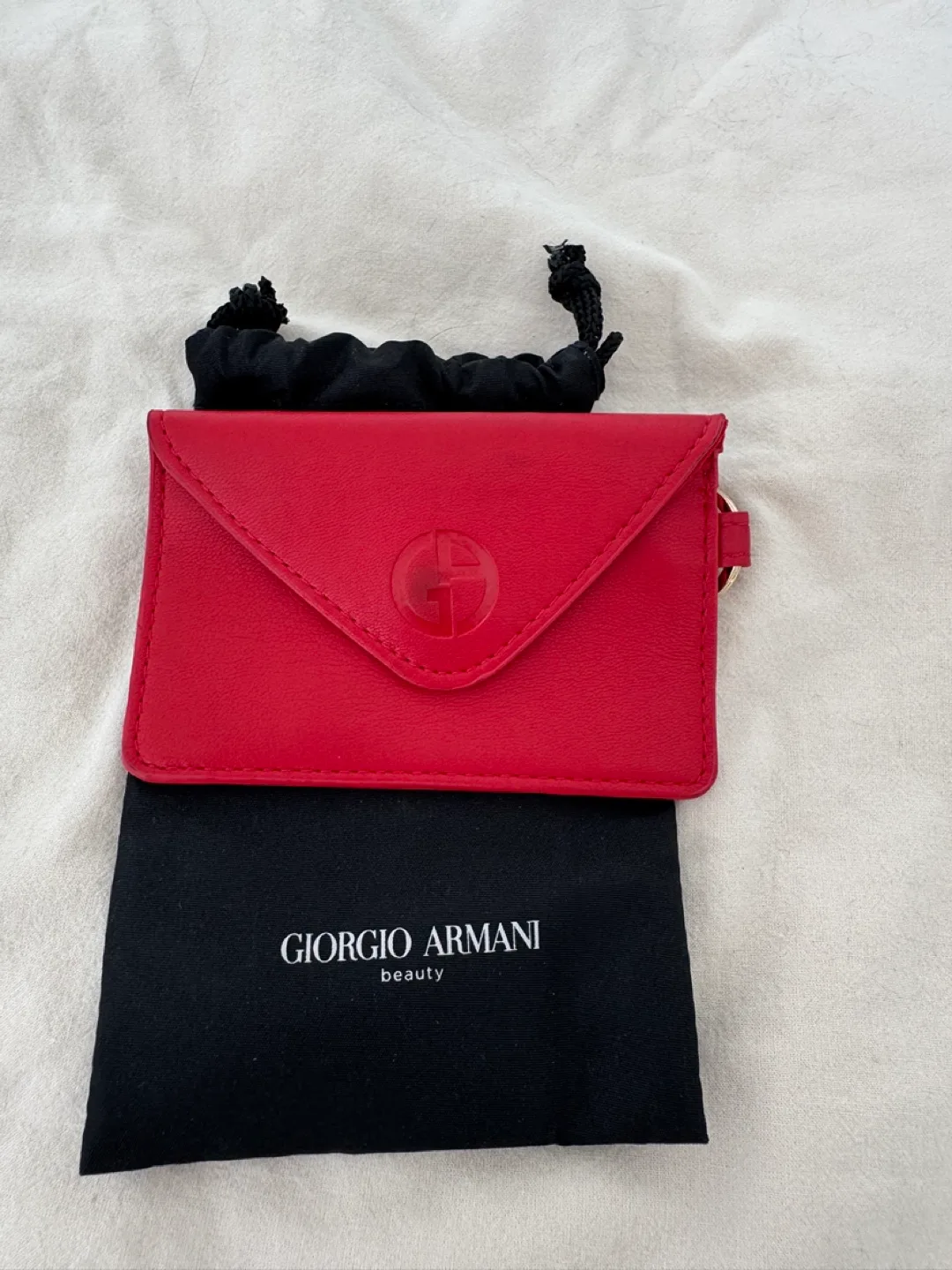 Giorgio Armani Red Envelope Pouch thumbnail