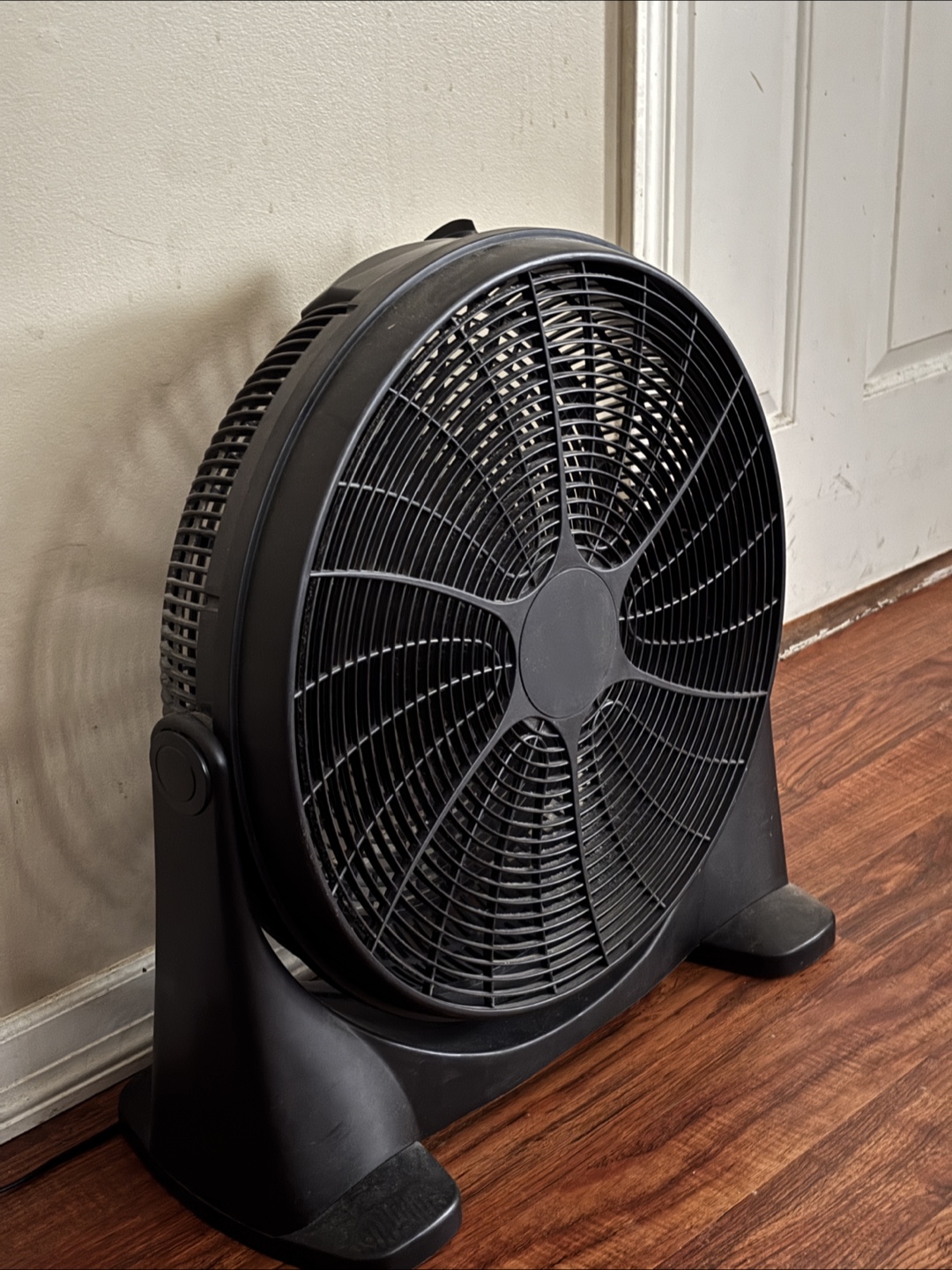 Black Oscillating Huge Fan