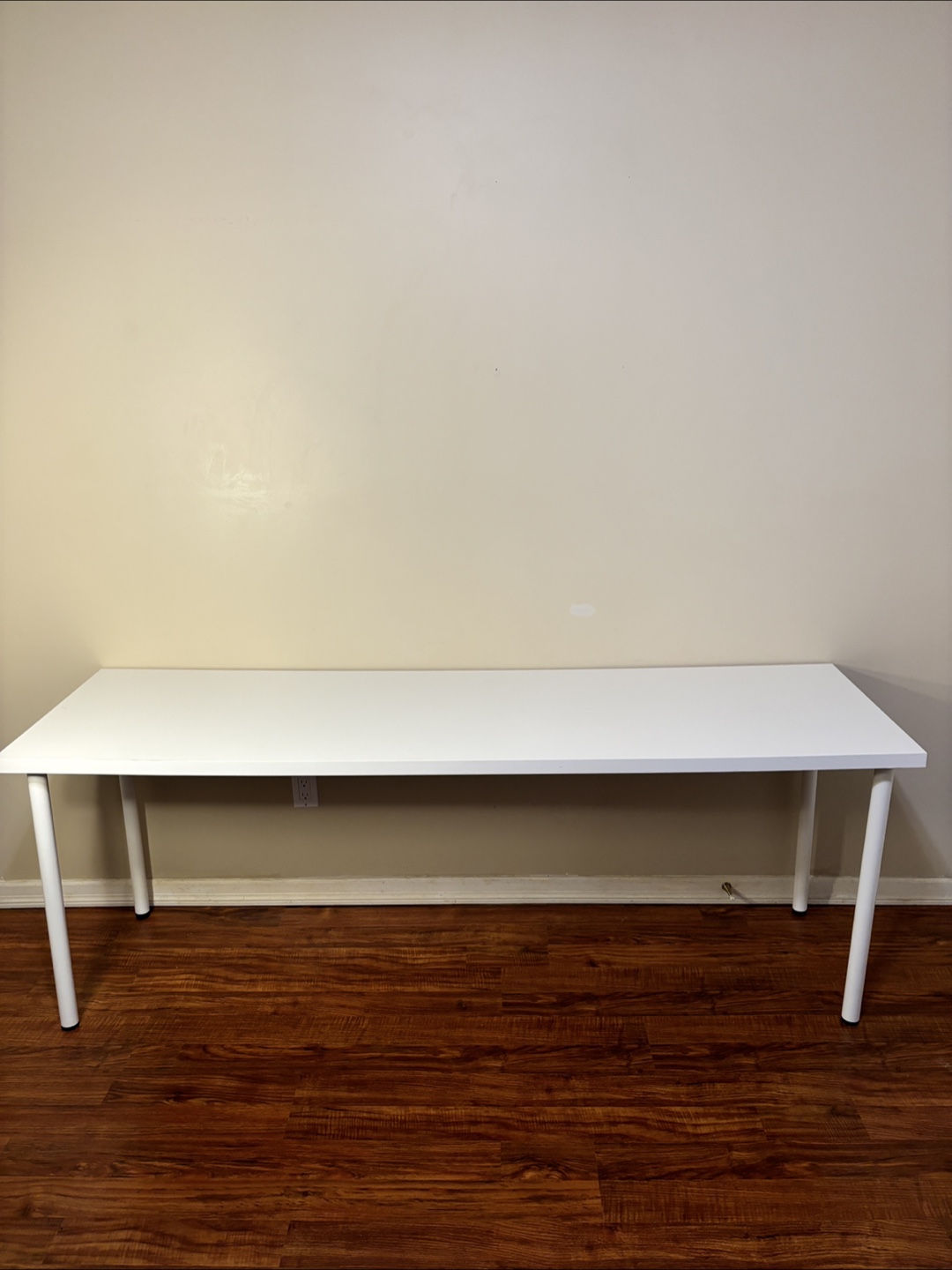 IKEA TABLE  - 200cm x 60cm White with 6 adils legs - photo 2
