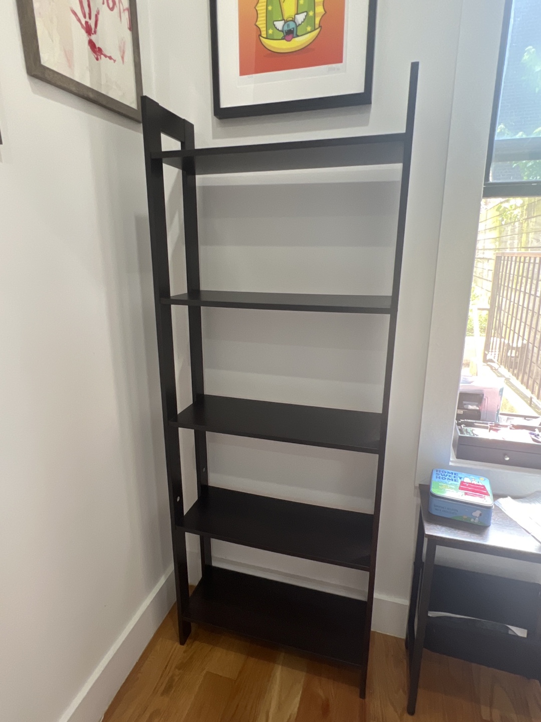 Dark Wood Bookshelf (2 available)