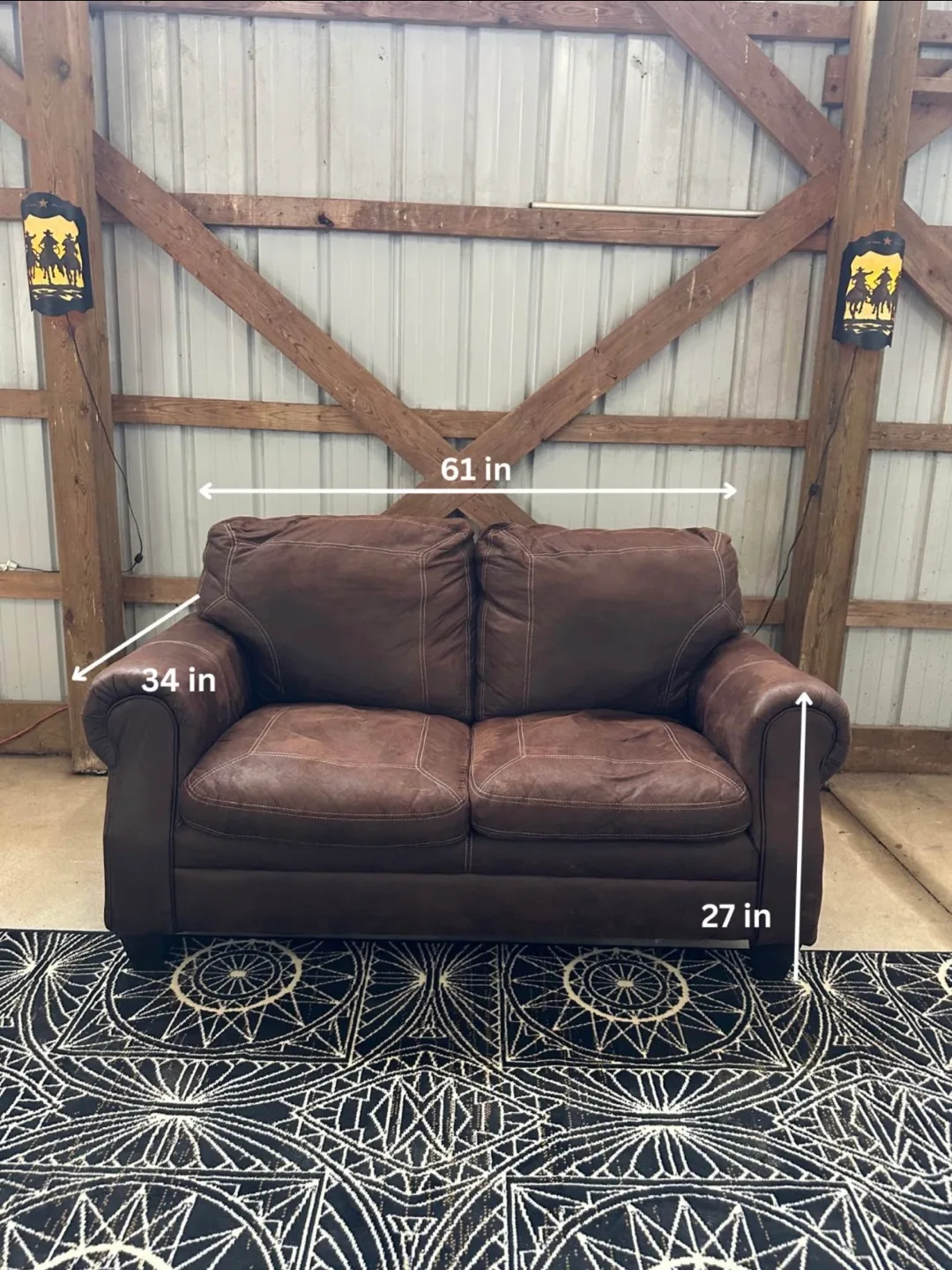 *Delivery Available* Comfortable 3+2 Faux Leather Sofa Set image indicator(9)