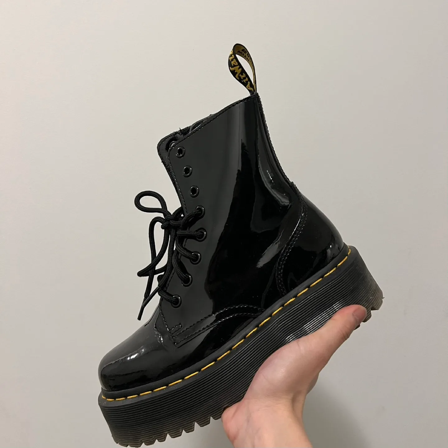 Dr. Martens Jadon Patent Leather Boots US 6 thumbnail