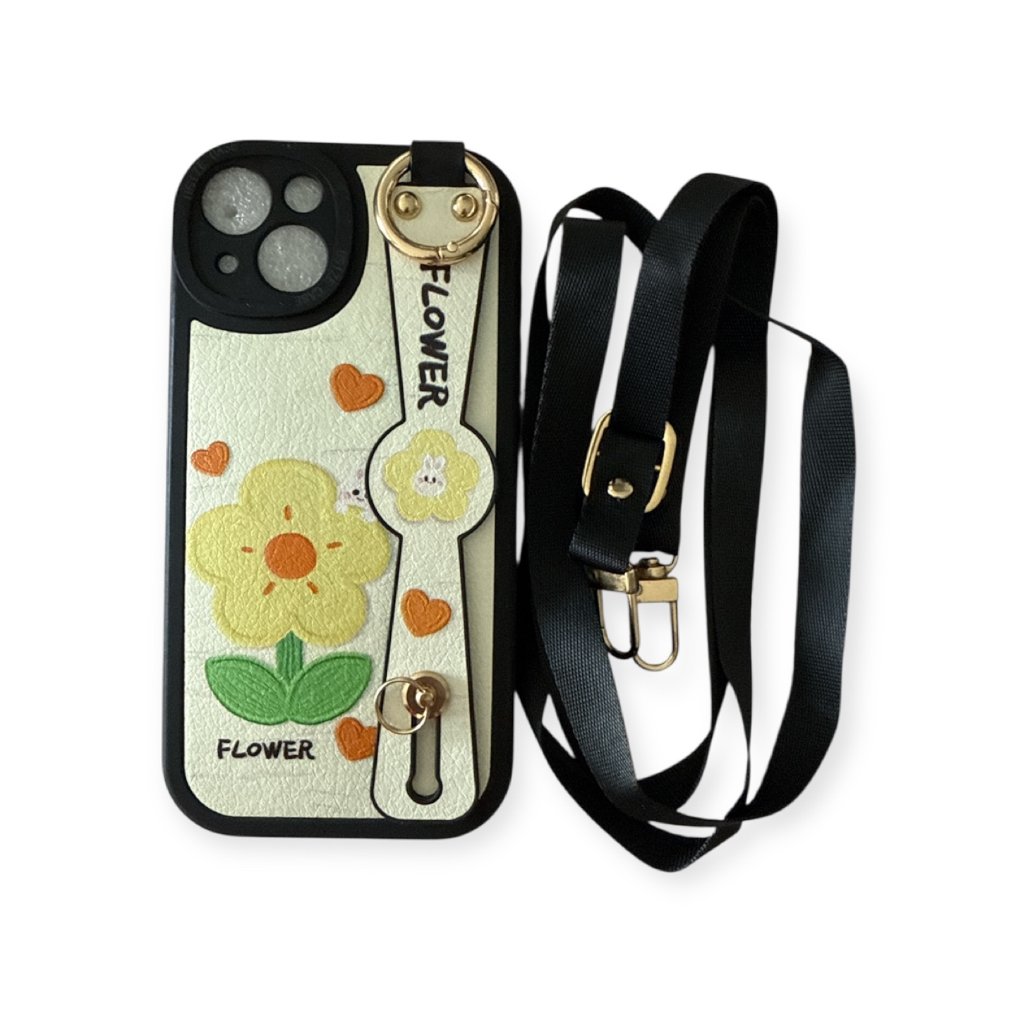 NEW Flower iPhone Case with Lanyard
