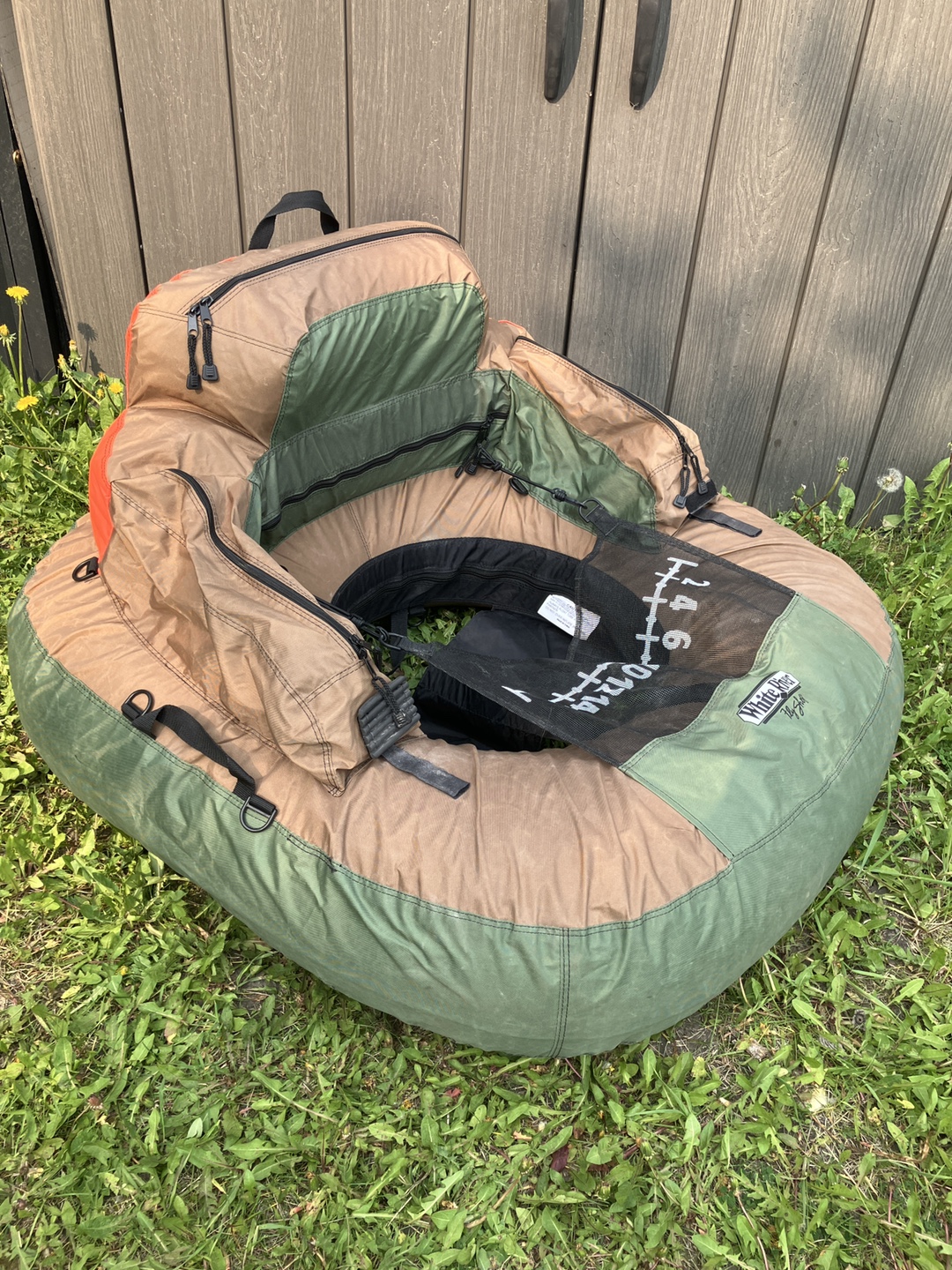 White River fishing float tube