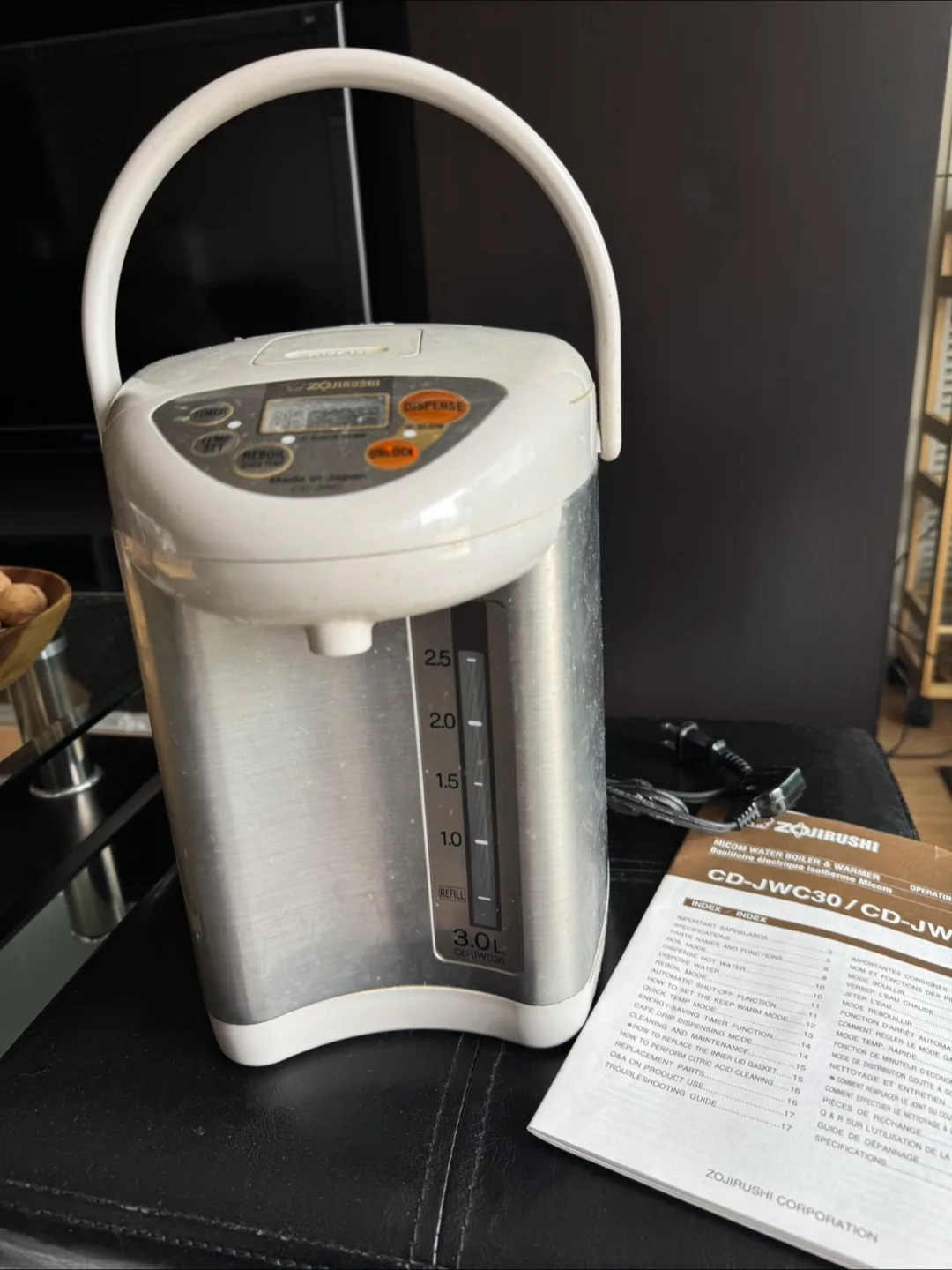 Zojirushi Water Boiler and Warmer - 3L image indicator(4)