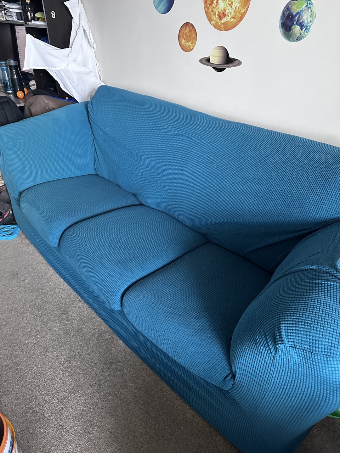 3 seater sofa with marvellous cover sheet - photo 2