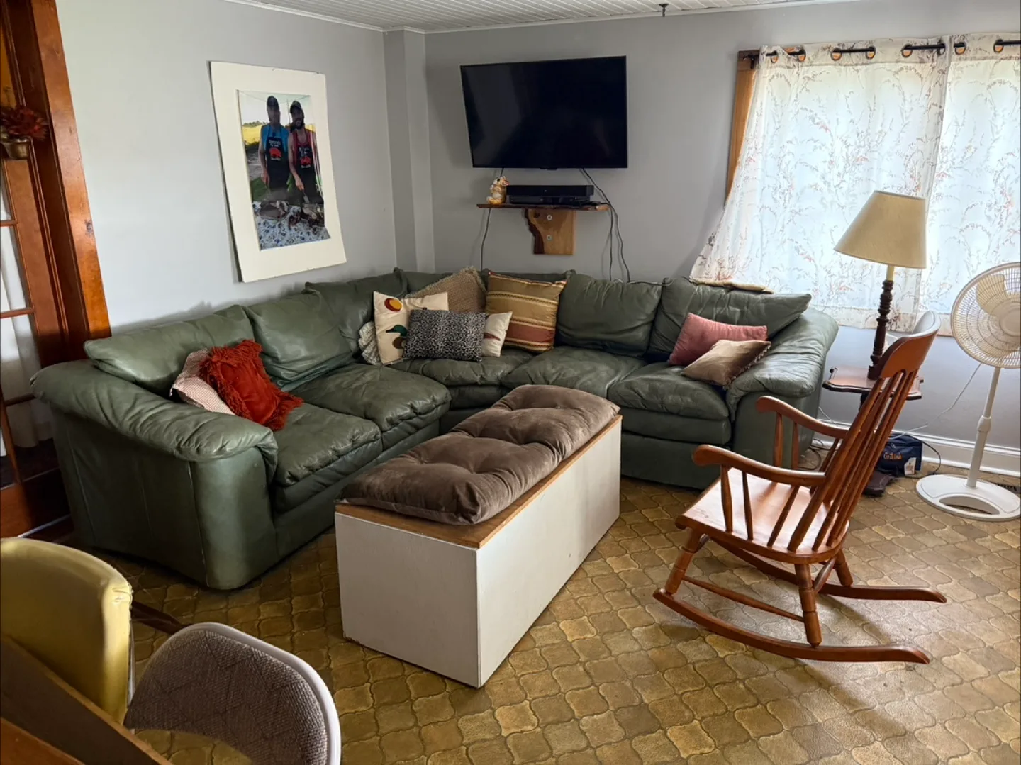 Quality Real Leather Sectional image indicator(3)