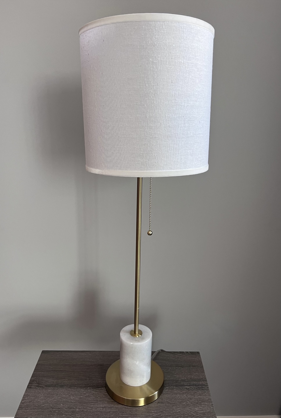 Table Lamp with Marble Base