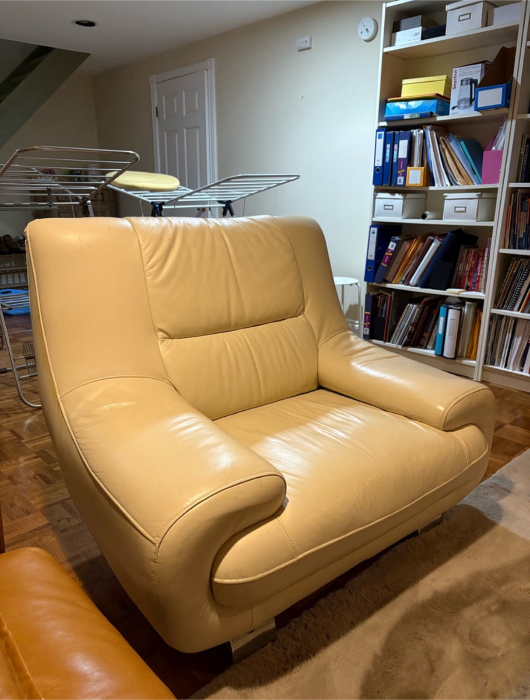 Comfortable white sofa