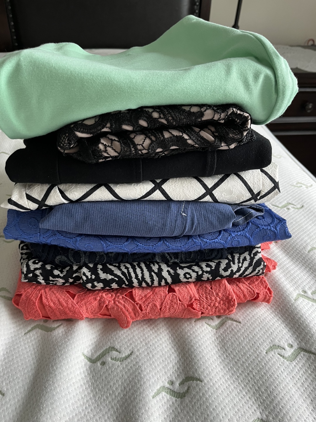 Variety of women's dresses