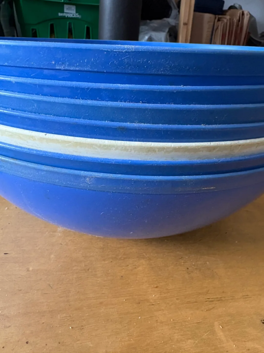 Blue Plastic Serving Bowls image indicator(3)