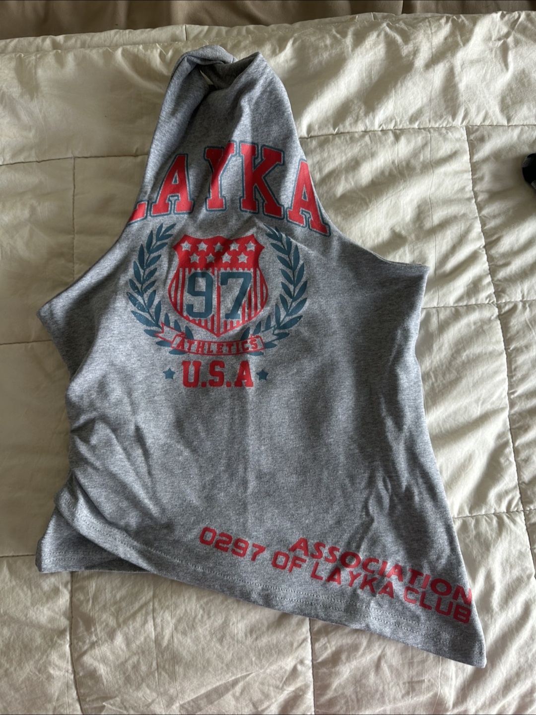 Gray Halter Top - photo 2