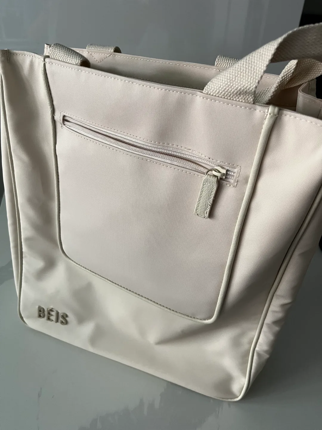 BEIS Off-White Tote Bag thumbnail