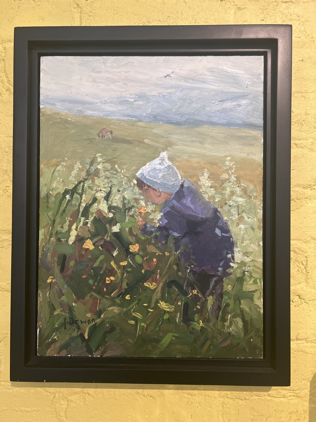 Original Painting - Figure in a Field