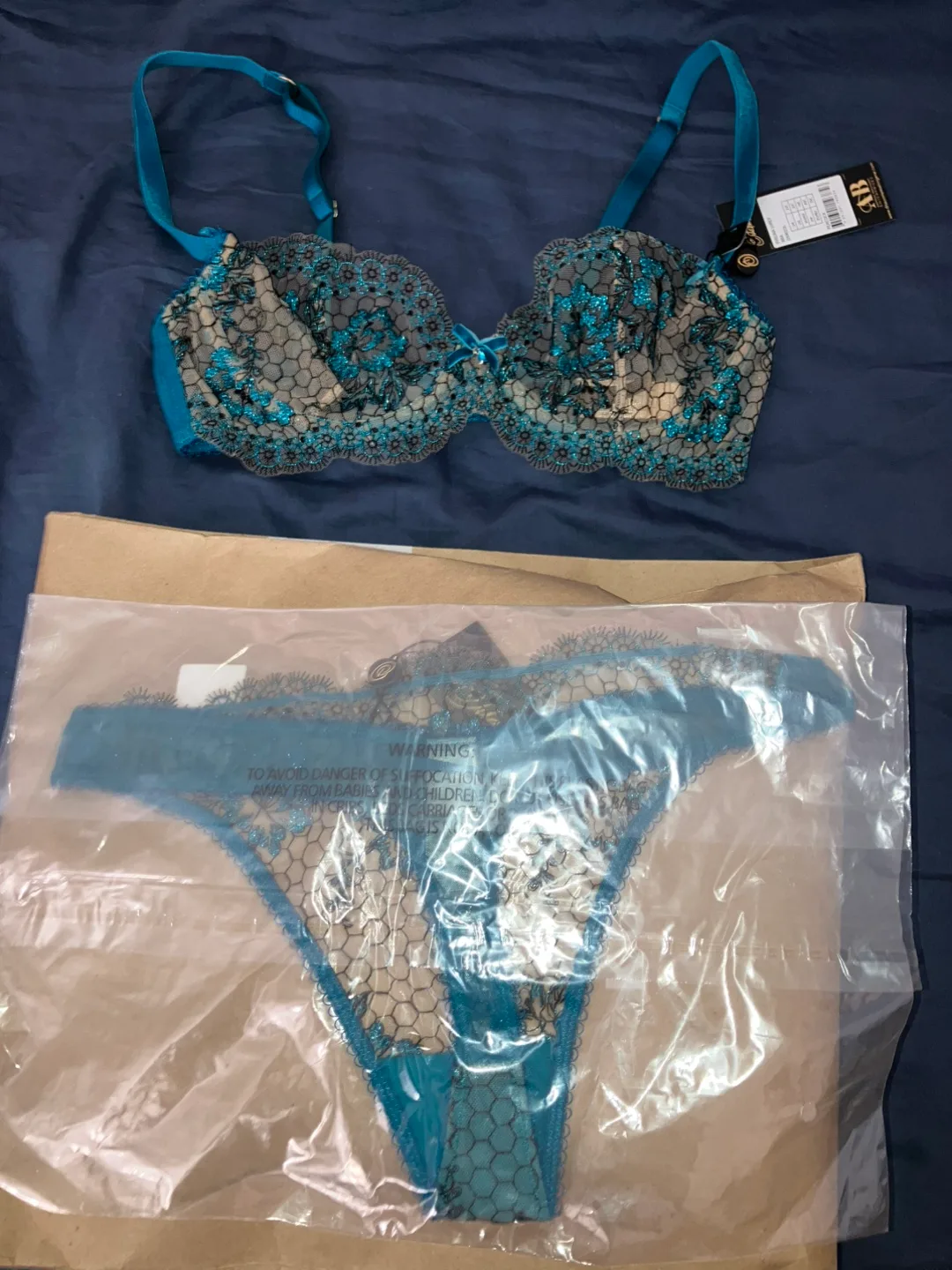 NWT - Dita Von Teese Lurex Evelina Set, No Garter image indicator(6)