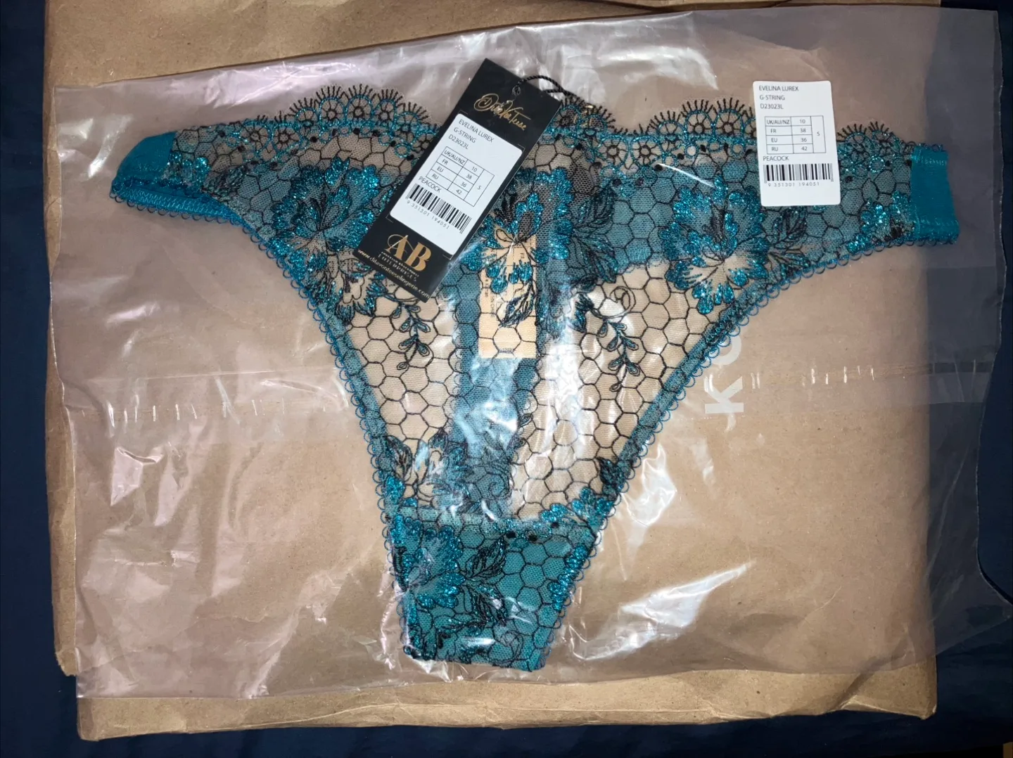NWT - Dita Von Teese Lurex Evelina Set, No Garter image indicator(5)