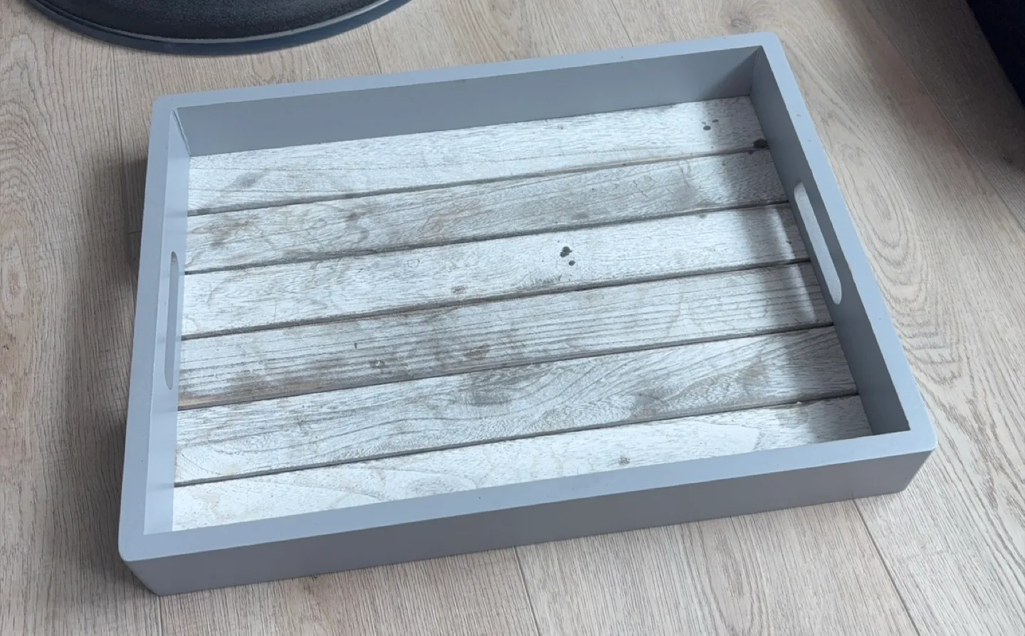 Grey Wooden Serving Tray thumbnail