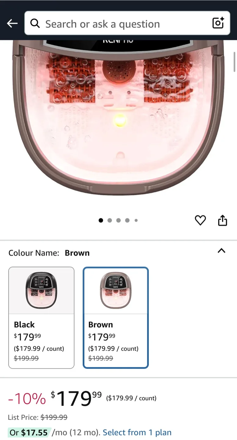 RENPHO Foot Spa Bath Massager image indicator(3)