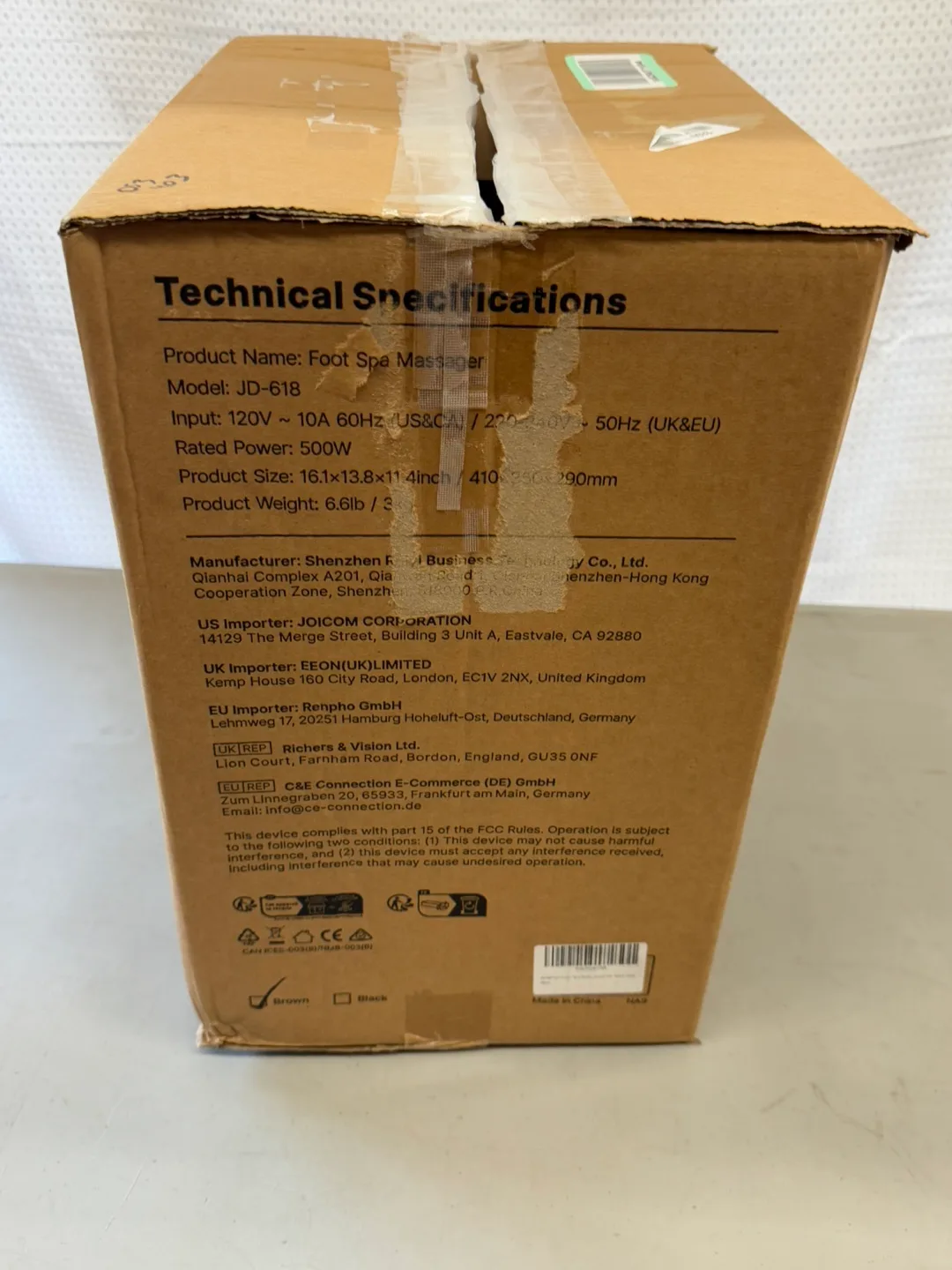 RENPHO Foot Spa Bath Massager image indicator(5)