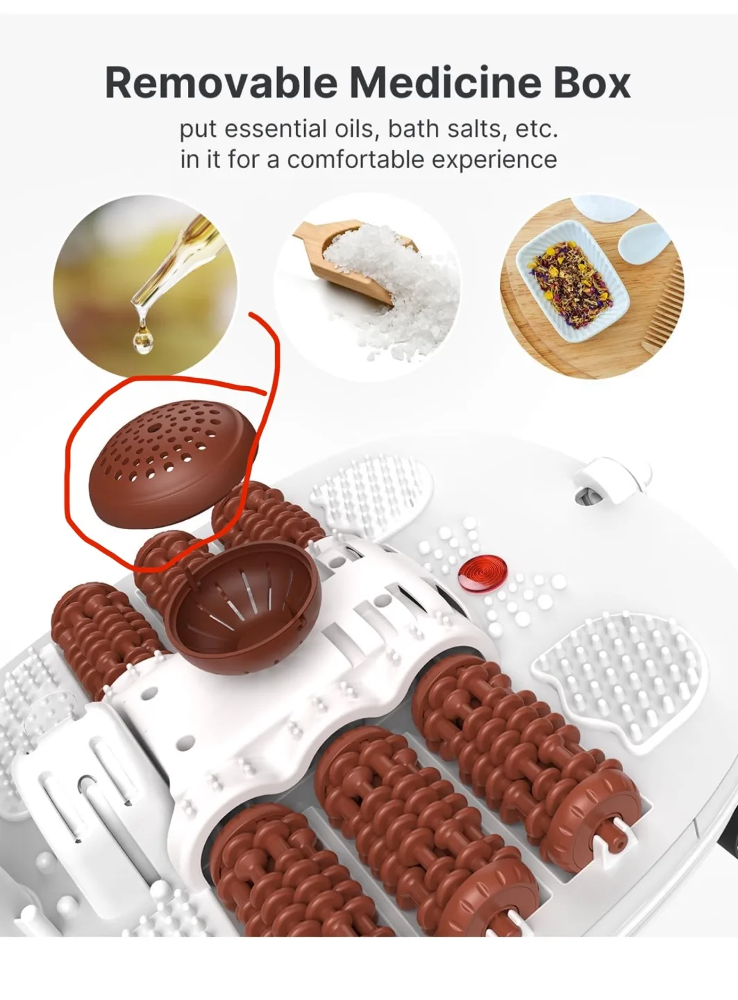 RENPHO Foot Spa Bath Massager image indicator(10)