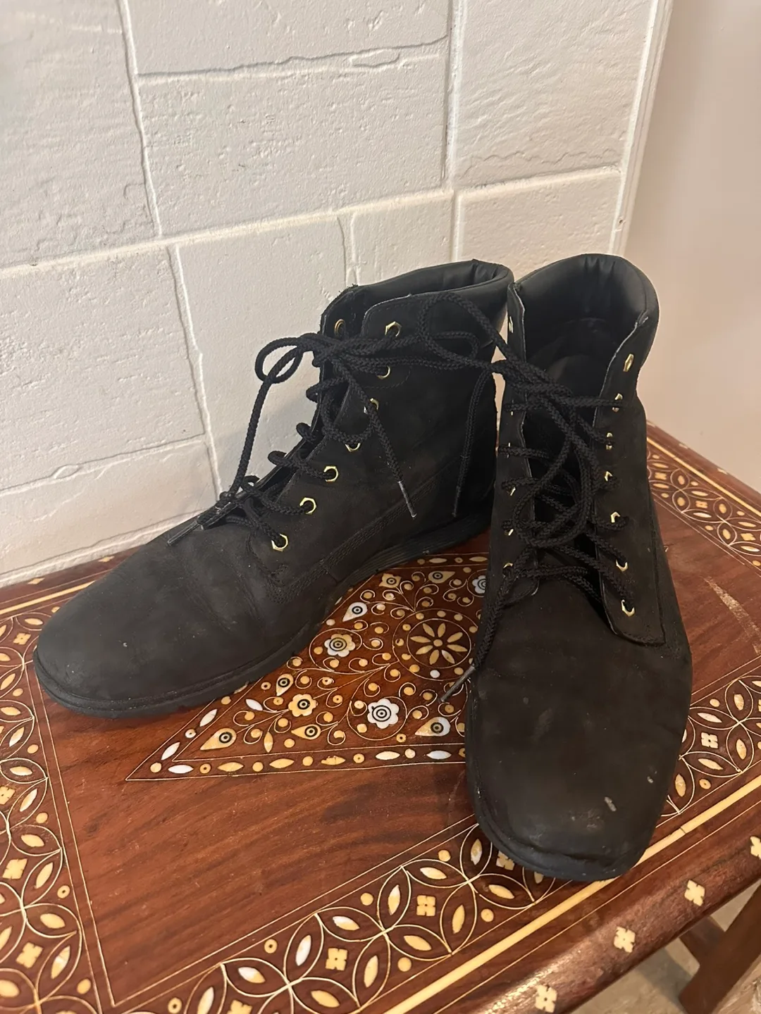Black Lace-Up Boots thumbnail