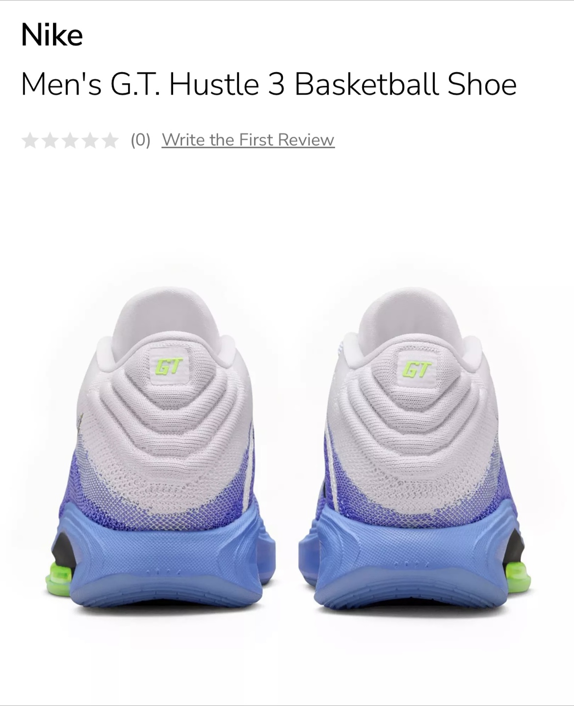 Nike Men's G.T. Hustle 3 Basketball Shoes - photo 4