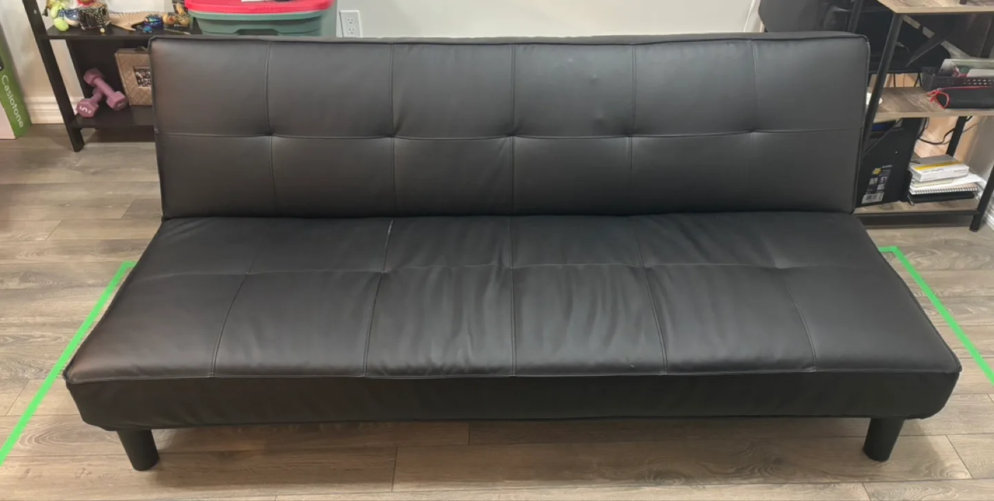 Black Futon Couch Bed thumbnail