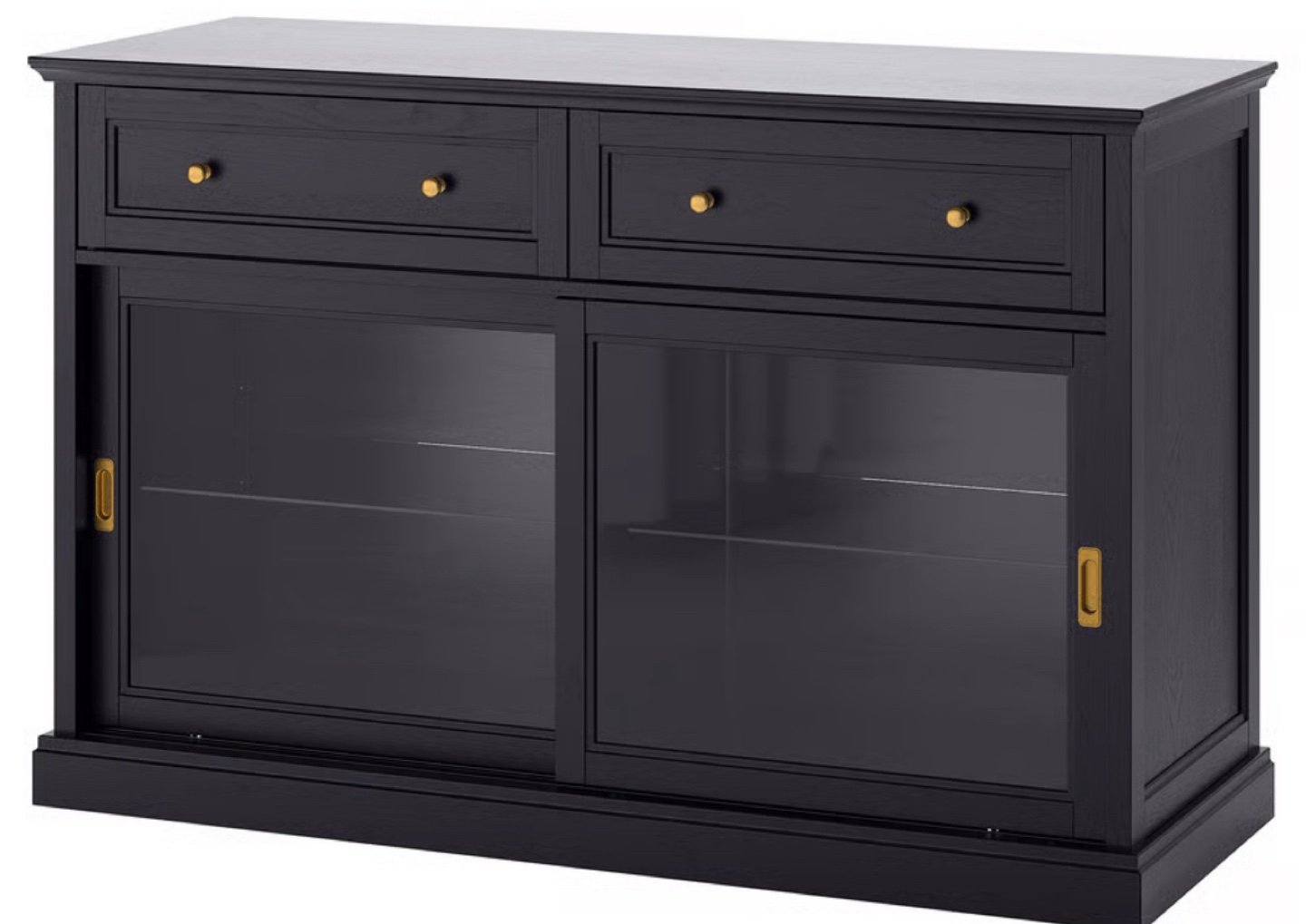 IKEA Black-Stained Sideboard