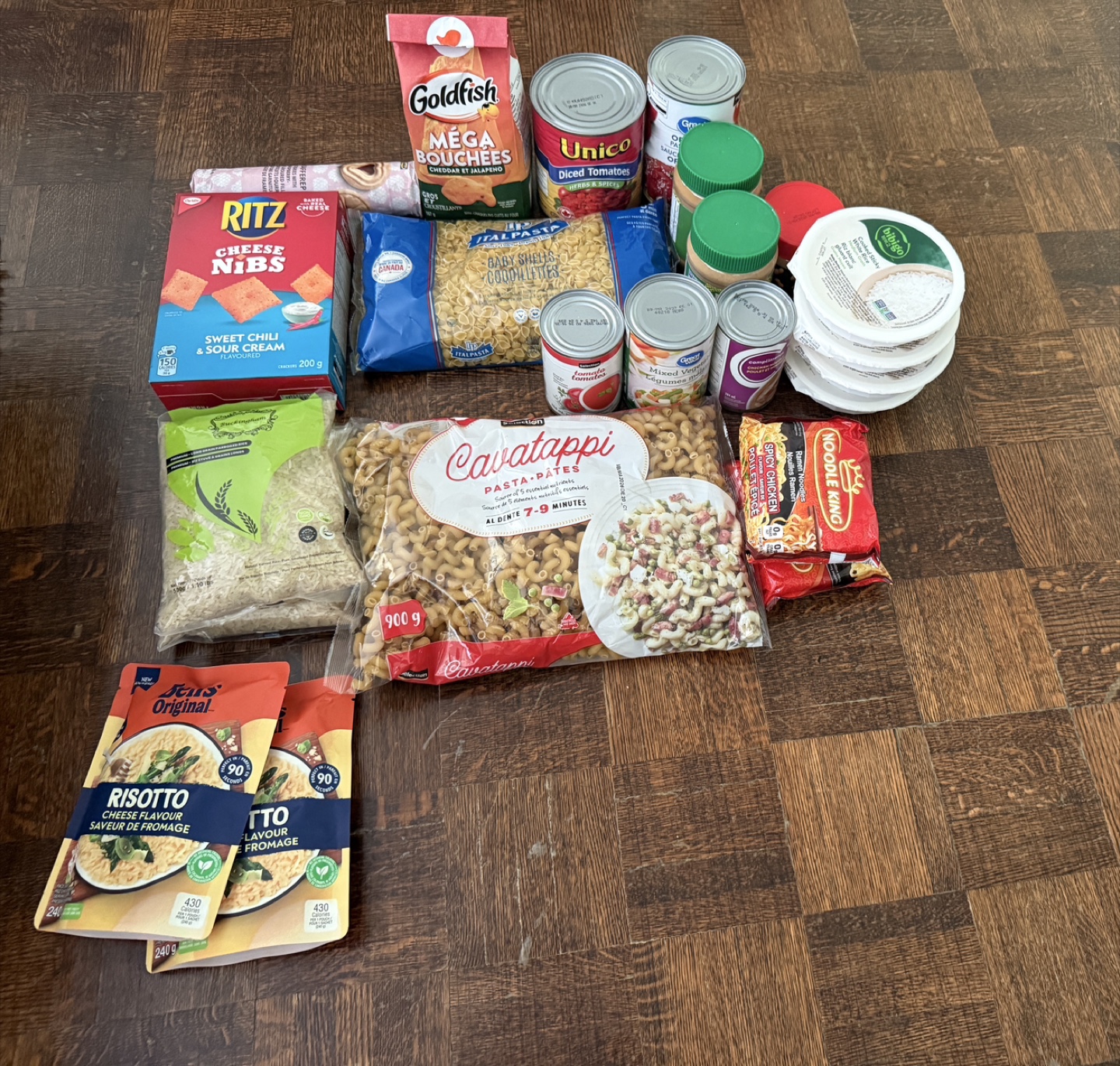 Variety of Food Items