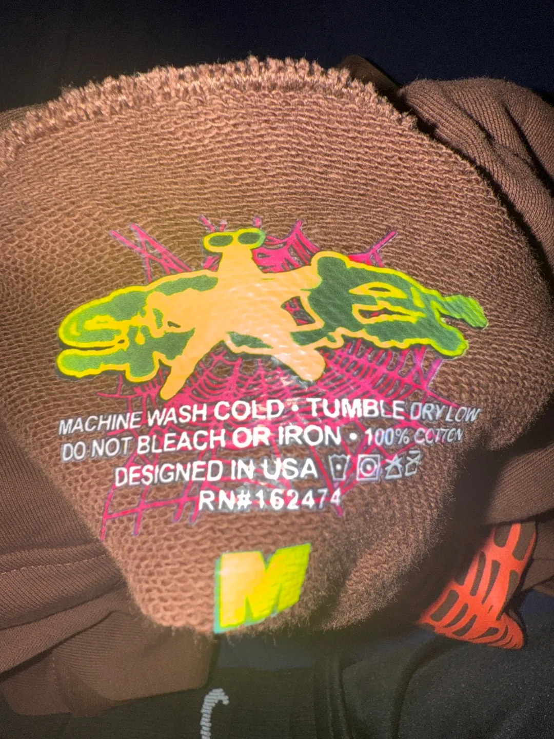 Spider Web Graphic Hoodie image indicator(2)