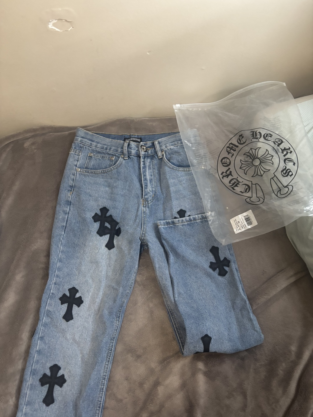 Embellished Denim Jeans