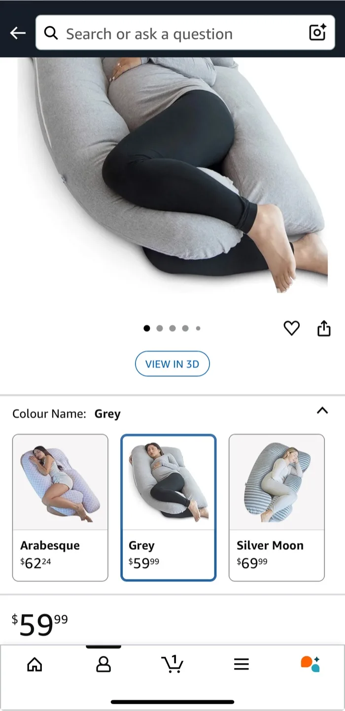 PharMeDoc Pregnancy Pillow U-Shape image indicator(3)