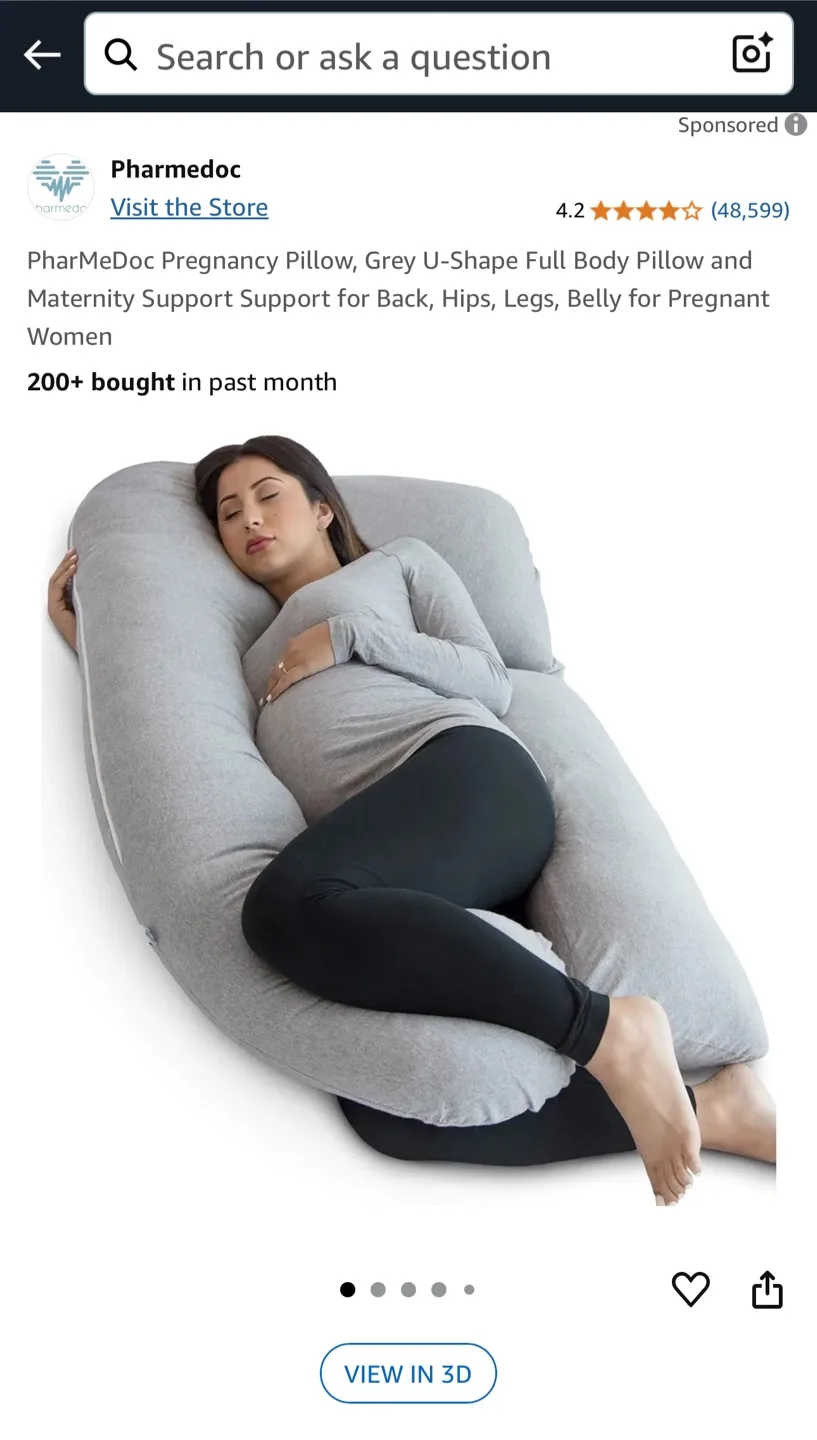 PharMeDoc Pregnancy Pillow U-Shape image indicator(2)