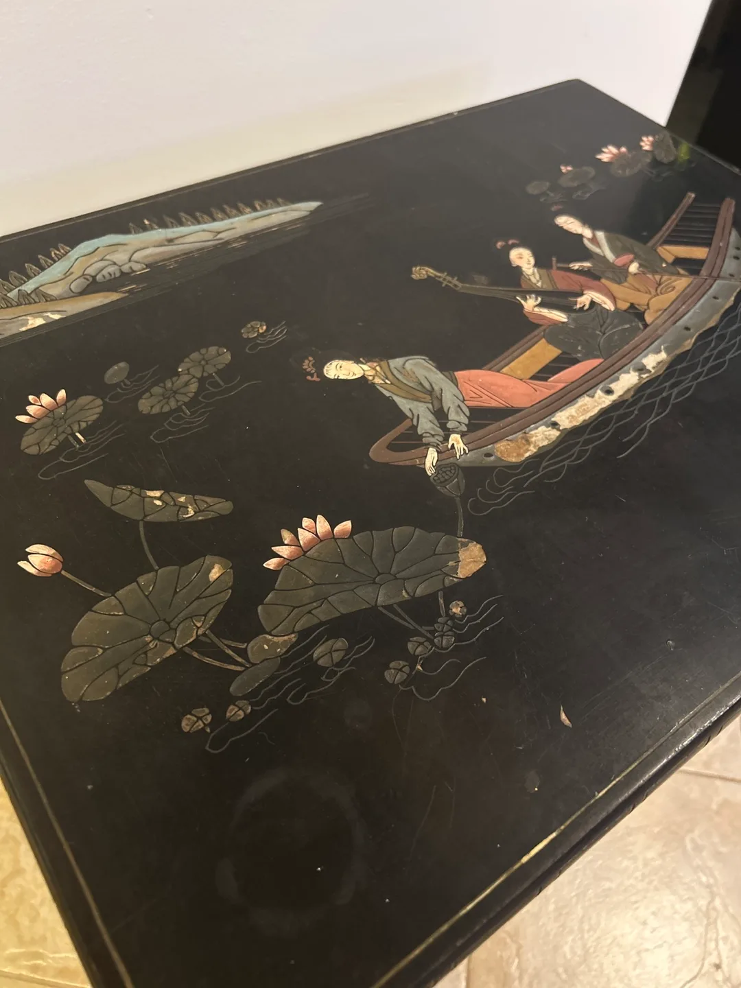 Vintage Asian Accent Table image indicator(4)